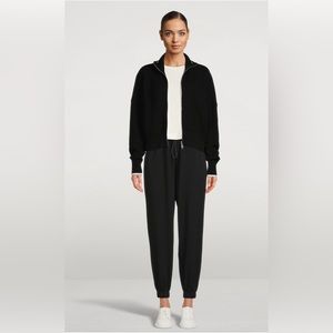 VARLEY Coleman Zip-Front Sweater Size small. Color: navy